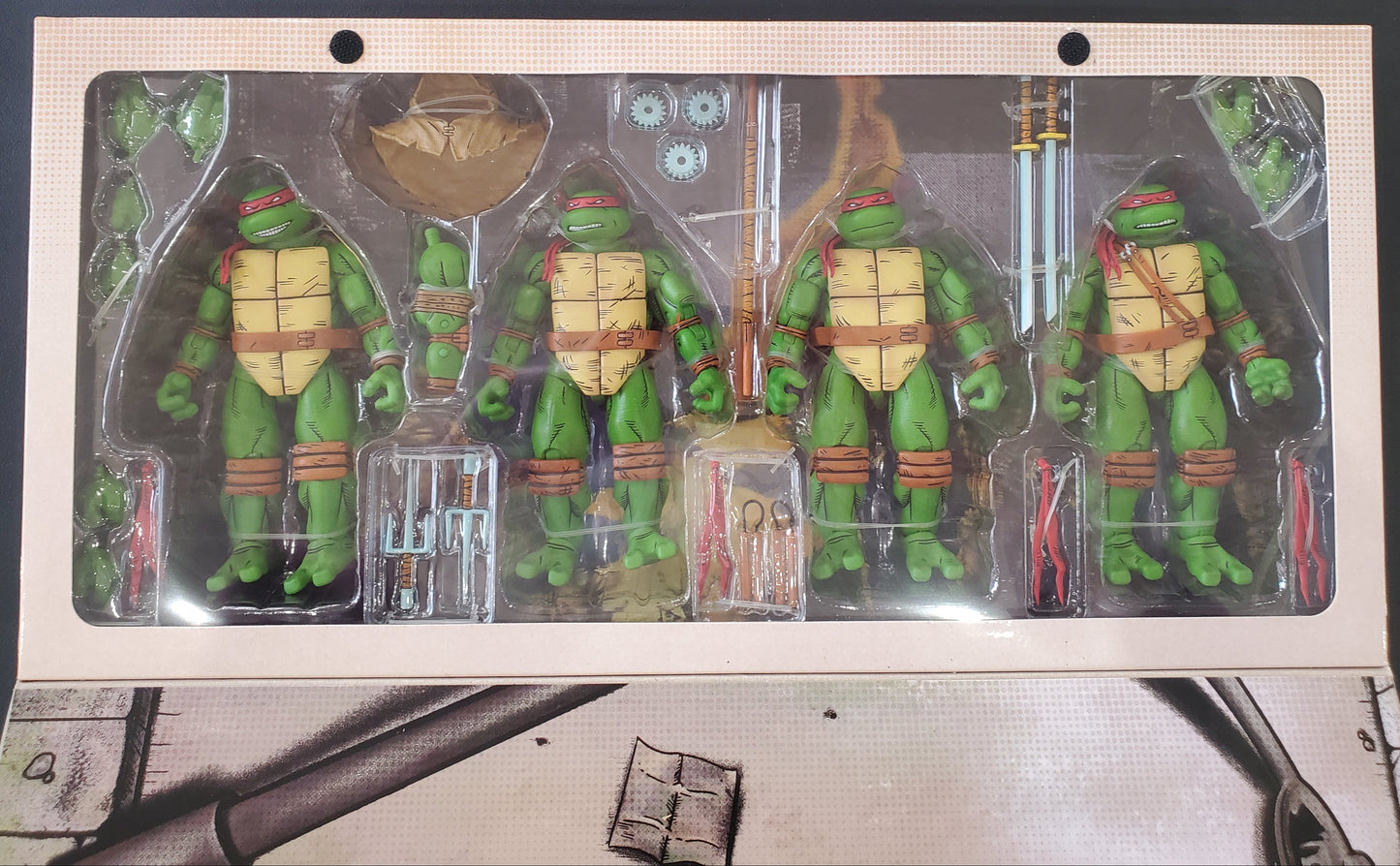TMNT - NECA - Eastman and Laird's Teenage Mutant Ninja Turtles Action Figure 4-Pack
