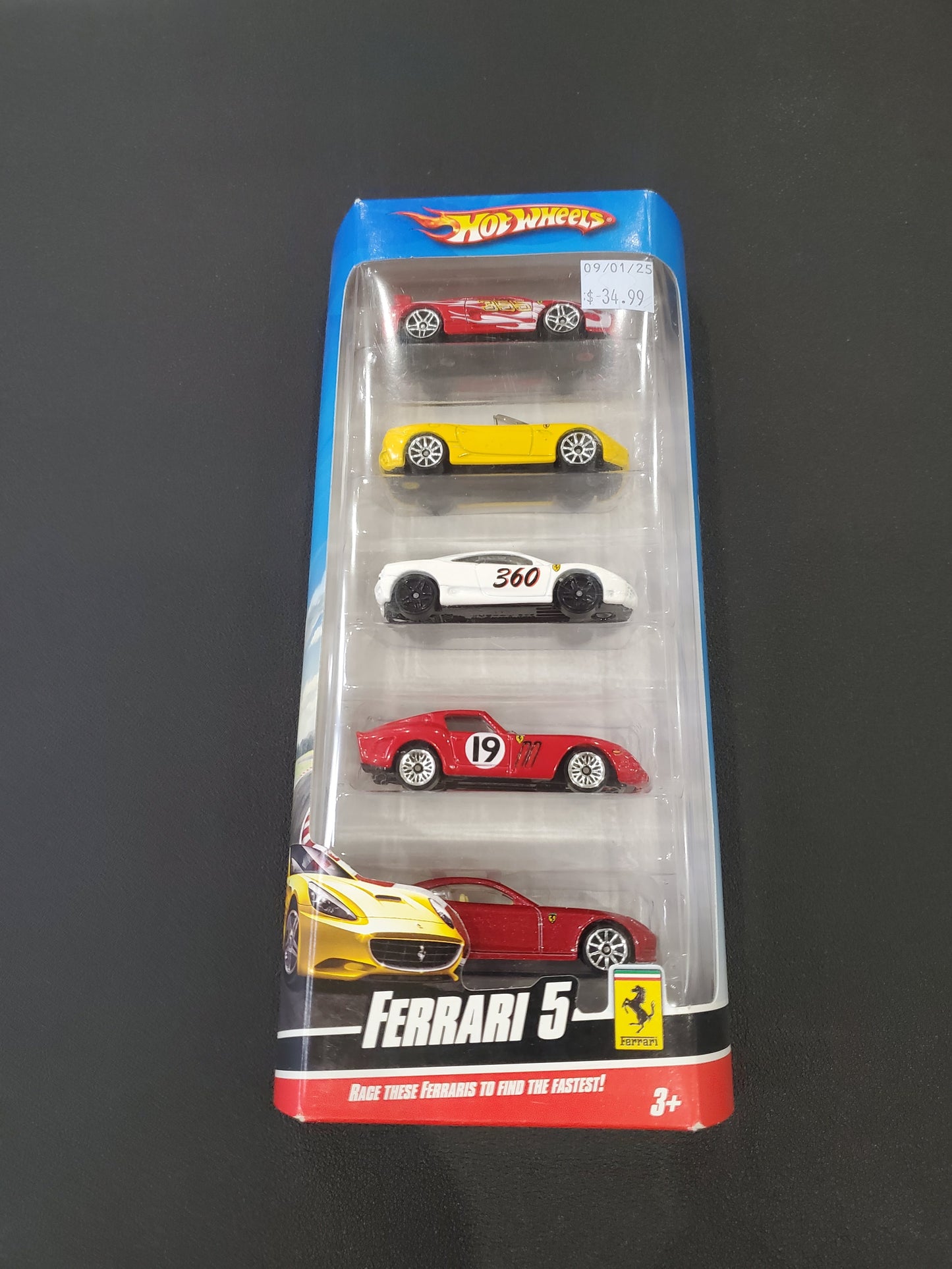 Hot Wheels - Ferrari - 5 Pack
