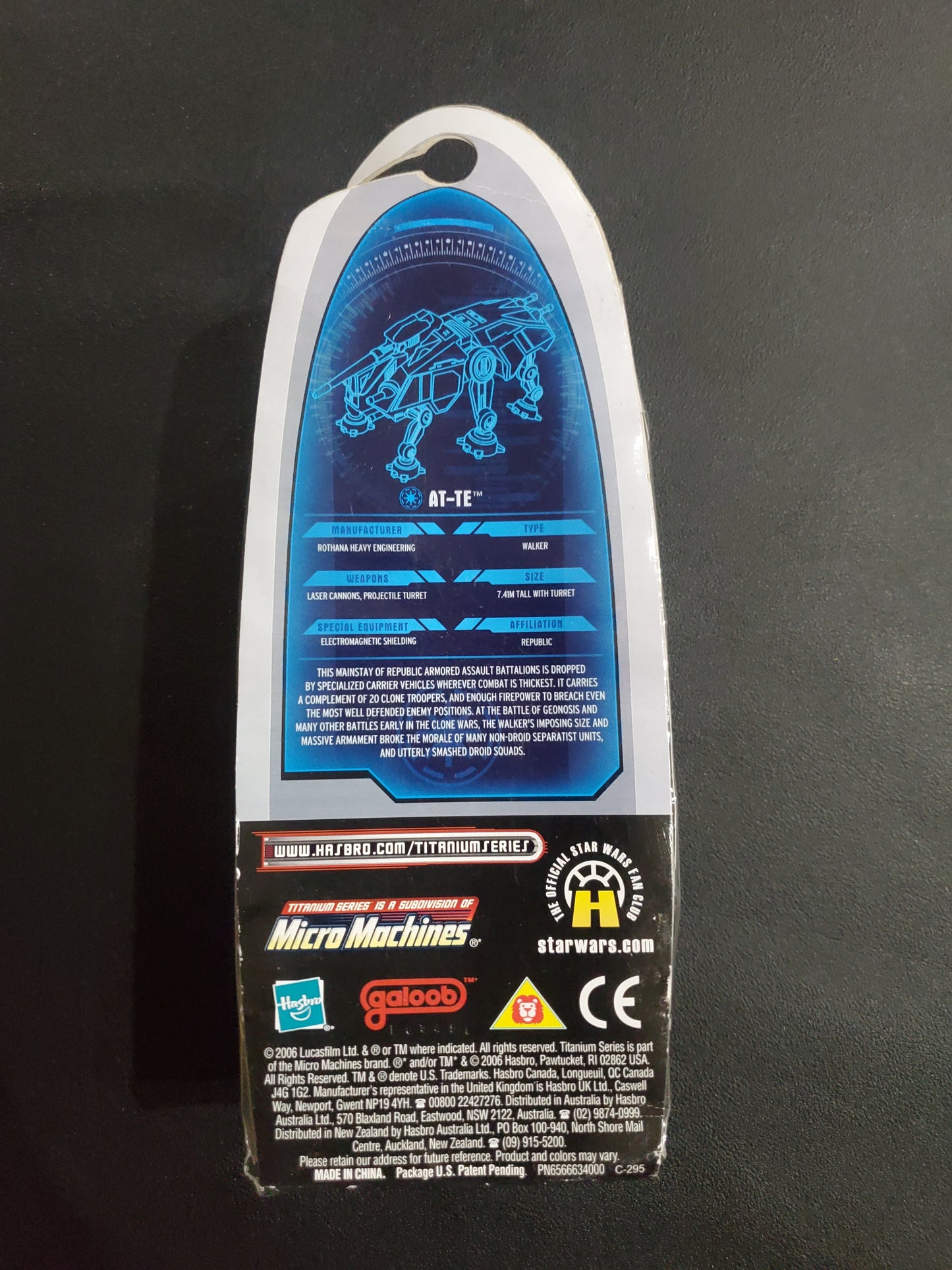 Star Wars -  2006 Titanium Series Die Cast - AT-TE