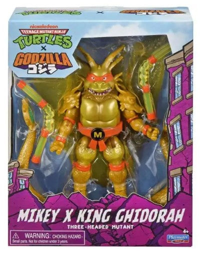TMNT X Godzilla - Mikey X King Ghidorah