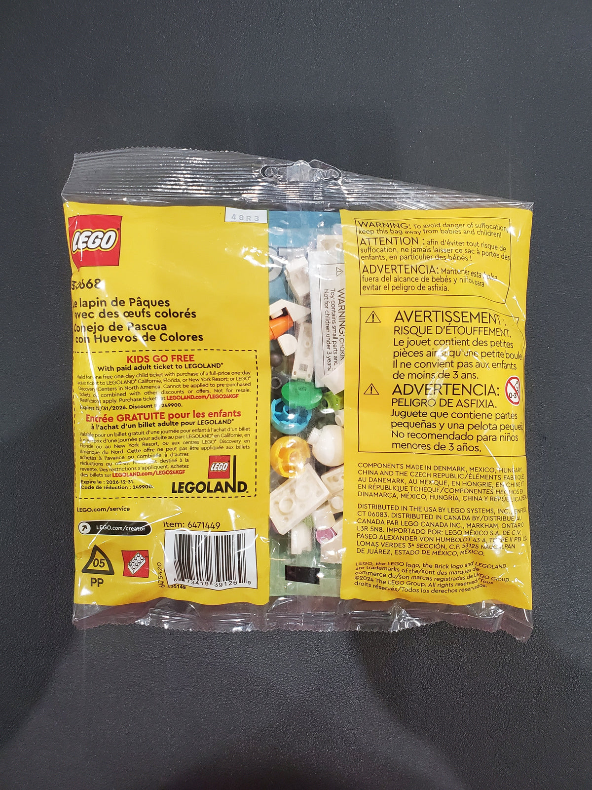 LEGO Creator Easter Bunny with Colorful Eggs 30668