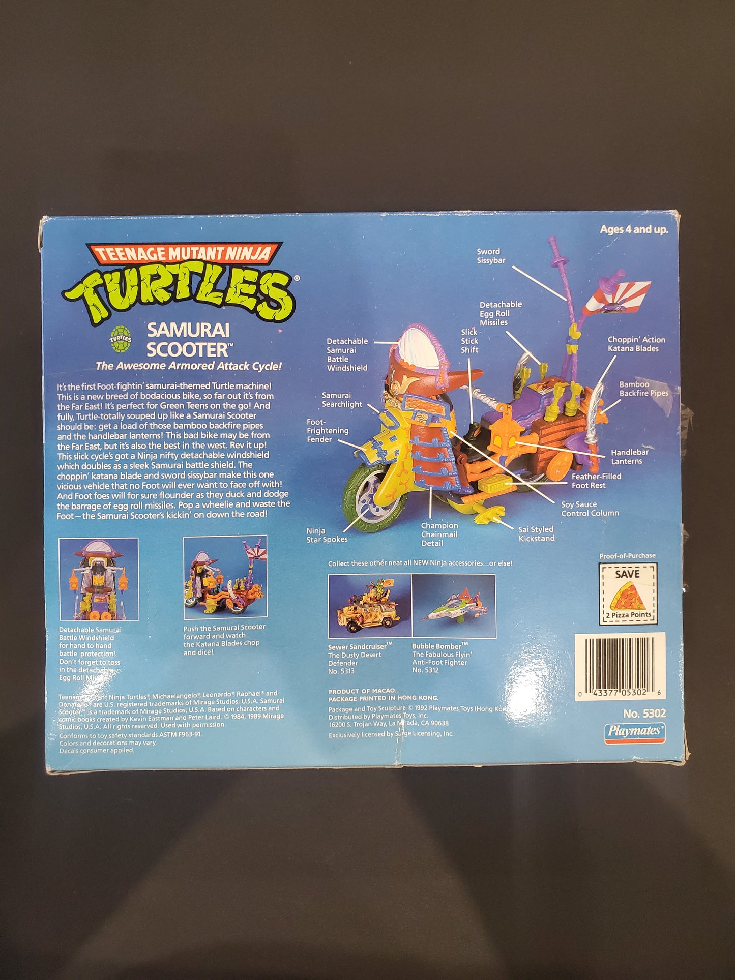TMNT - Samurai Scooter 1992 *VINTAGE*