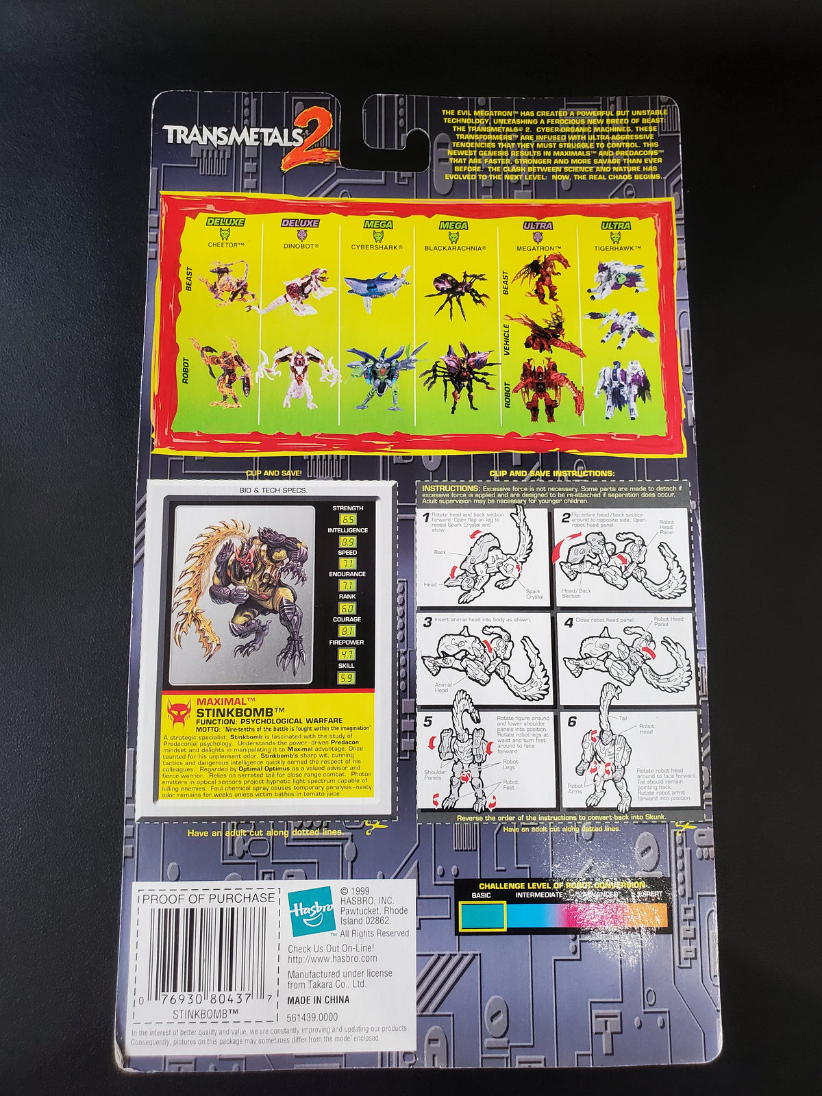 Transformers - Beast Wars - Evil Predacon Stinkbomb