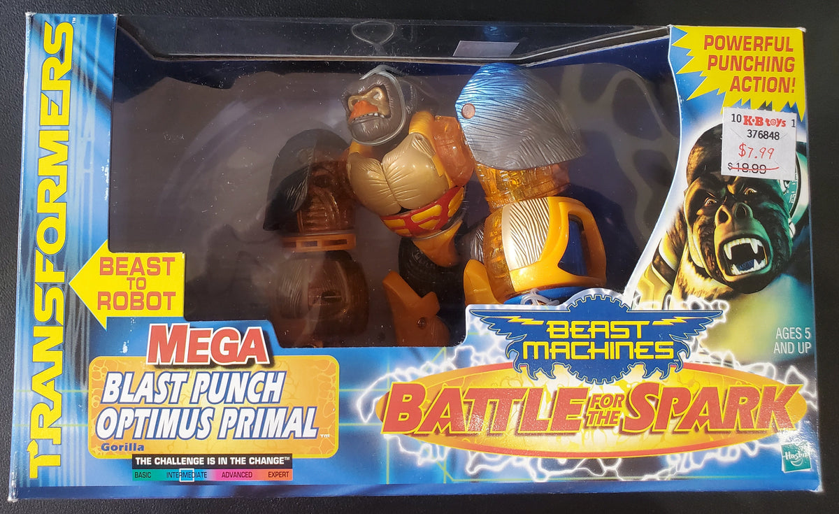 Transformers - Beast Machines - Blast Punch Optimus Primal Gorilla